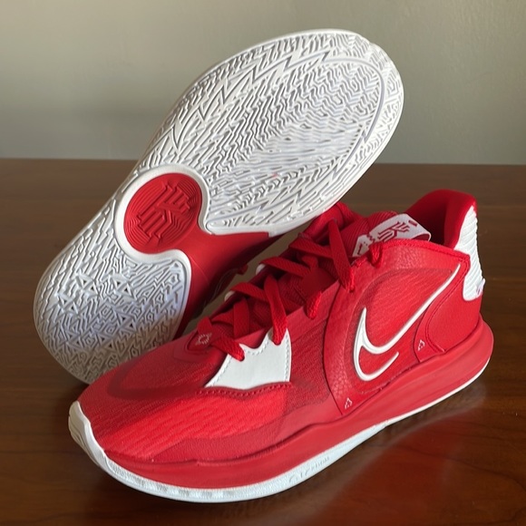 Mens Nike KYRIE LOW 5 TB Basketball Shoes "University Red" DO9617-600 Size 7 - Picture 4 of 8